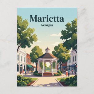 Marietta, Georgia Postkarte