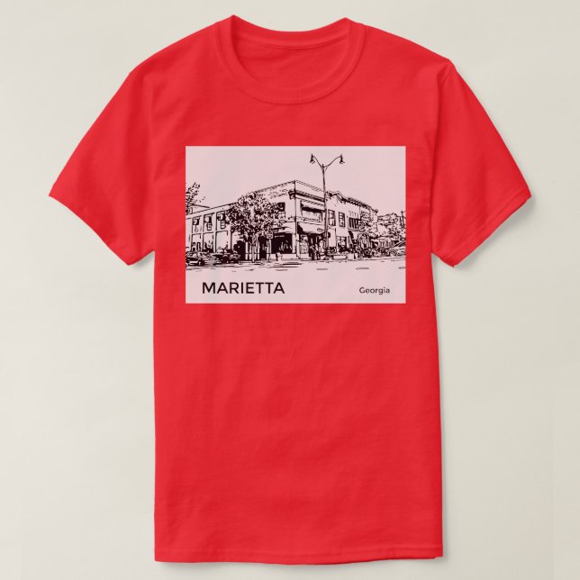 Marietta Georgia TShirt (Design vorne)