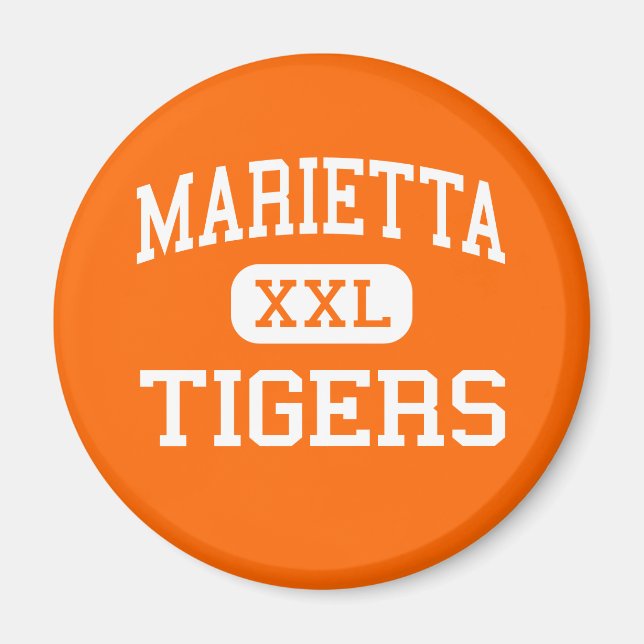 Marietta - Tigers - High School - Marietta Ohio Magnet (Vorne)