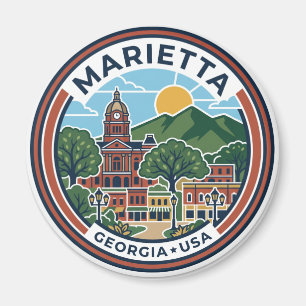 Marietta USA Magnet