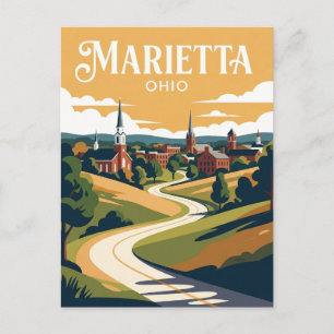 Marietta USA Postkarte