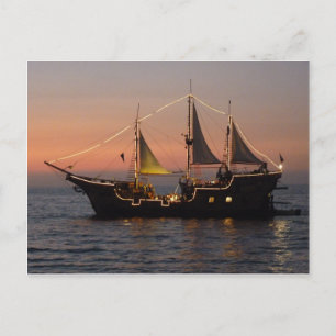 Marigalante bei Sunset Postkarte