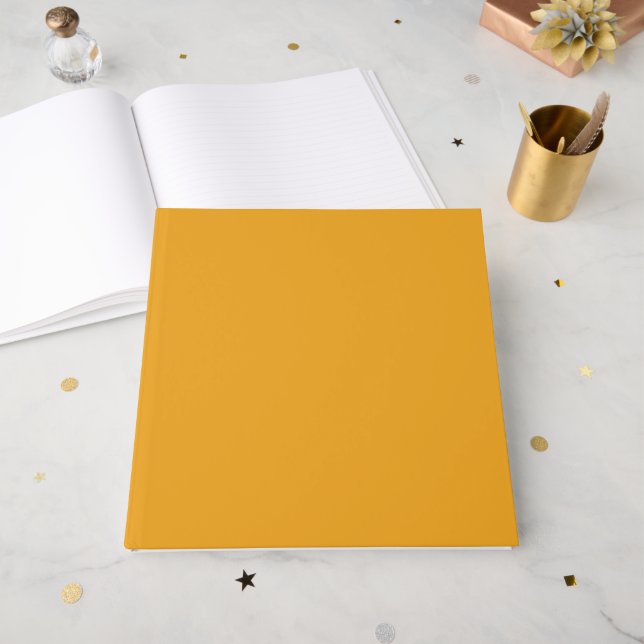 Marigold 12x12 Gästebuch mit Foil Cover Design (Vorderseite Offen)