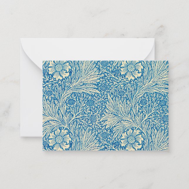 Marigold, 1875 von William Morris Mitteilungskarte (Vorderseite)