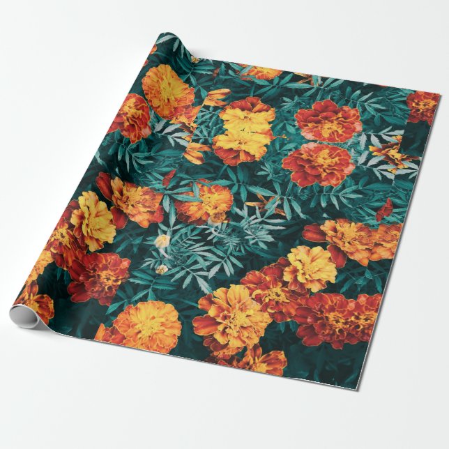 Marigold Blume Geschenkpapier (Ungerollt)