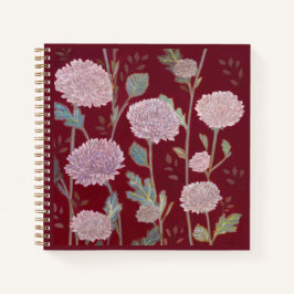 Marigold Blume Pattern Notebook Notizbuch