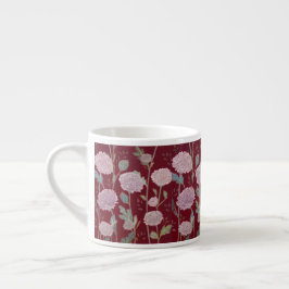 Marigold Blume Pattern Tee Cup Espressotasse