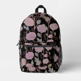 Marigold Blume Print Backpack Bedruckter Rucksack