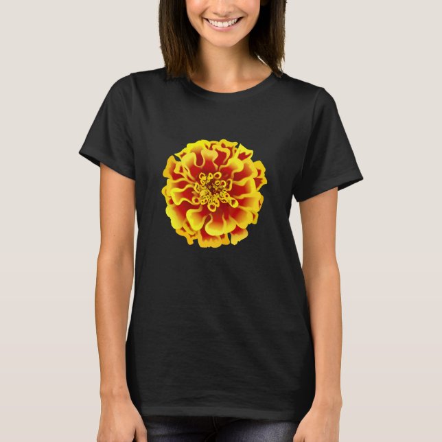 Marigold Blume T-Shirt (Vorderseite)