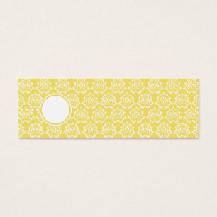 Marigold Favor Tags Skinny Visitenkarten
