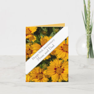Marigold für die 56. Hochzeit Karte