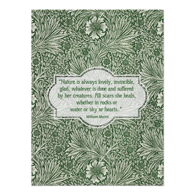 Marigold pattern - William Morris Poster (Vorderseite)