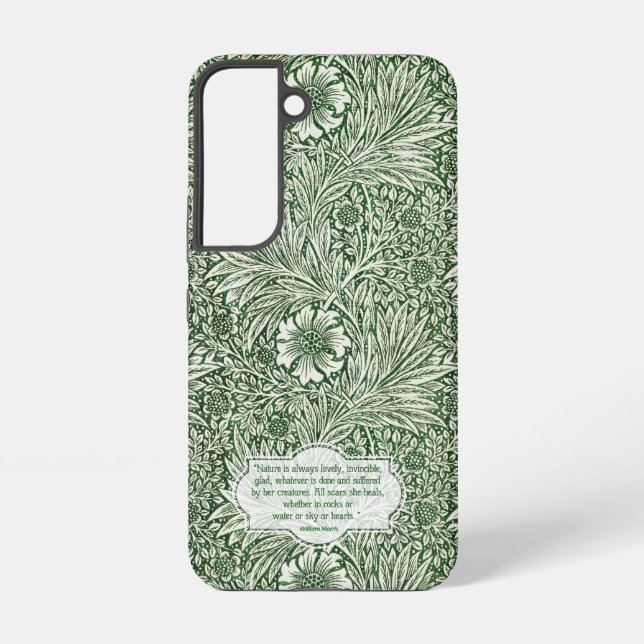 Marigold pattern - William Morris Samsung Galaxy Hülle (Rückseite)