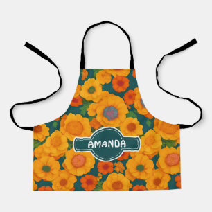 Marigold Rainbow Personalisiertes Muster Schürze