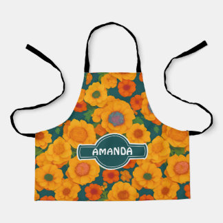 Marigold Rainbow Personalisiertes Muster Schürze