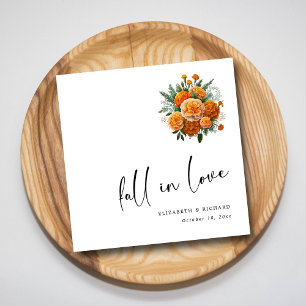 Marigold Romance: Gewohnter Fall in der Hochzeit d Serviette