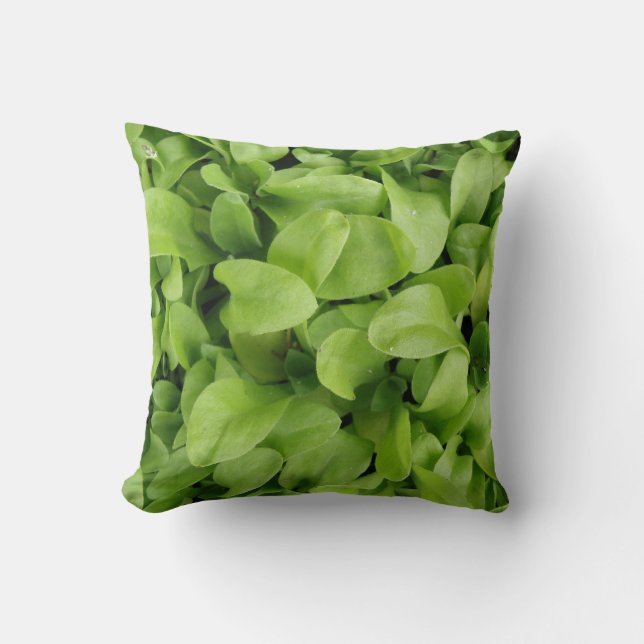 Marigold Seedlings Pillow Kissen (Vorderseite)