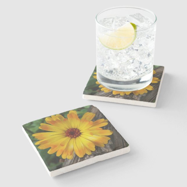 Marigold Steinuntersetzer (Seitenansicht)