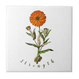 Marigold Strength Inspiration Keramik Tile Fliese
