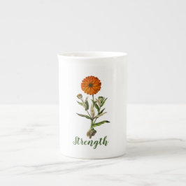 Marigold Strength Inspiration Statement-Tasse Prozellantasse