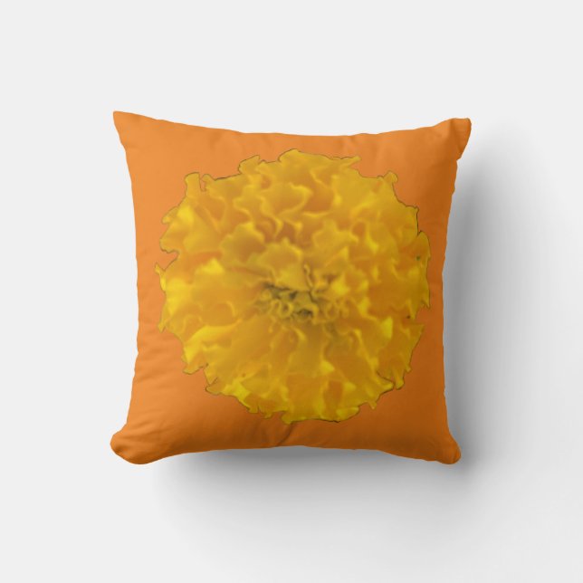 Marigold Throw Pillow Kissen (Vorderseite)