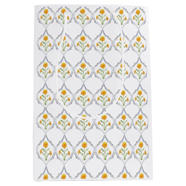 Marigold und Trellis Mittlere Geschenktüte (Vorderseite)
