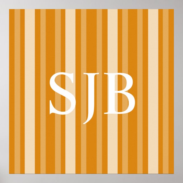 Marigold Viktorianische Lady Strip mit Monogram Poster (Vorne)