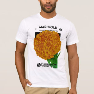 Marigold Vintag Seed Packet T-Shirt