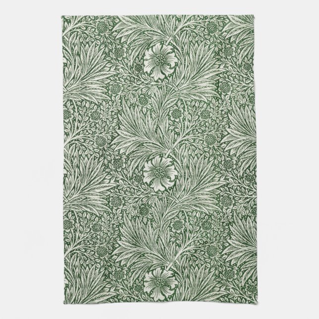 Marigold, William Morris Geschirrtuch (Vertikal)