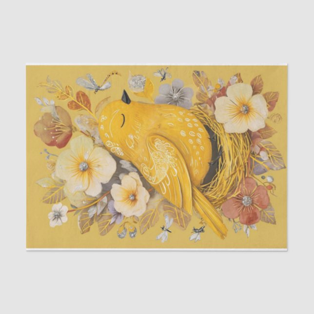 Marigold Wings Seidenpapier (Vorderseite)
