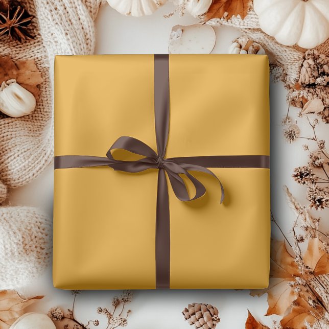 Marigold Yellow Solid Color | Classic | elegant Geschenkpapier (Von Creator hochgeladen)