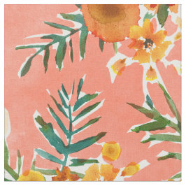 MARIGOLDS GARDEN Happy Floral Stoff