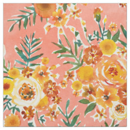 MARIGOLDS GARDEN Happy Floral Stoff
