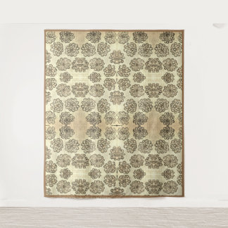 Marigolds Sepia Wandteppich