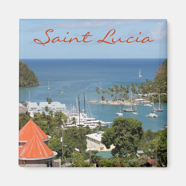 Marigot Bay Saint Lucia Magnet (Vorne)