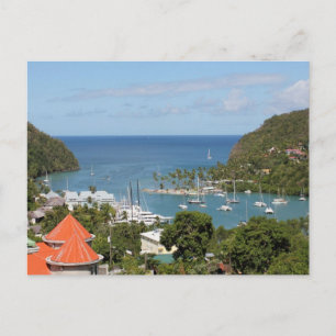 Marigot Bay Saint Lucia Postkarte