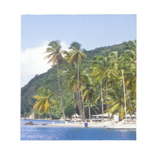 Marigot Bay, St. Lucia, Karibik Notizblock