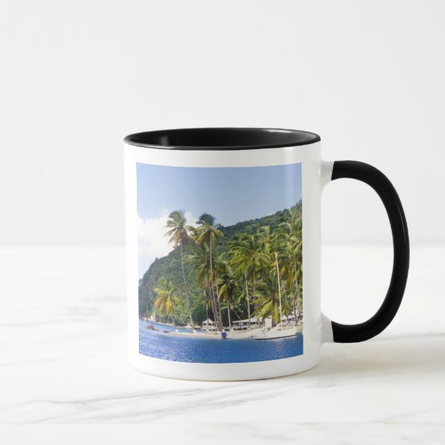 Marigot Bay, St. Lucia, Karibik Tasse (Rechts)