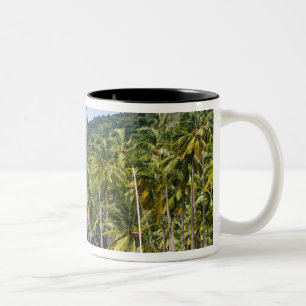 Marigot Bay, St. Lucia, Karibik Zweifarbige Tasse