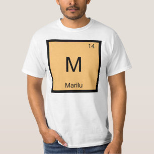 Marilu Name Chemie Element Periodensystem T-Shirt