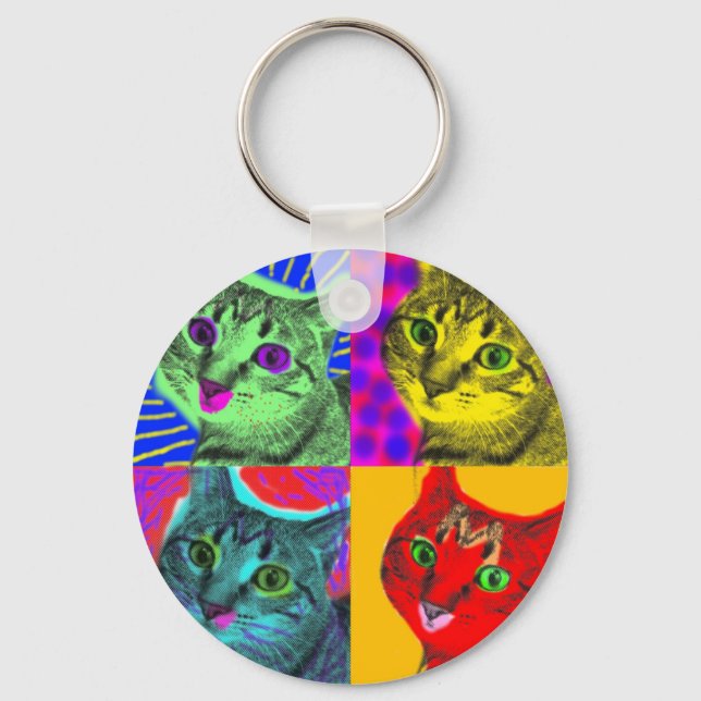 Marilyn Cats Schlüsselanhänger (Vorderseite)