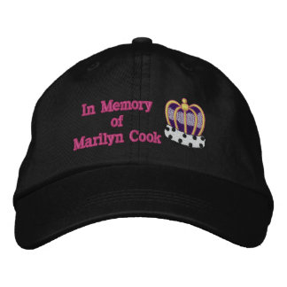 Marilyn Cook Memorial Hat Bestickte Baseballkappe