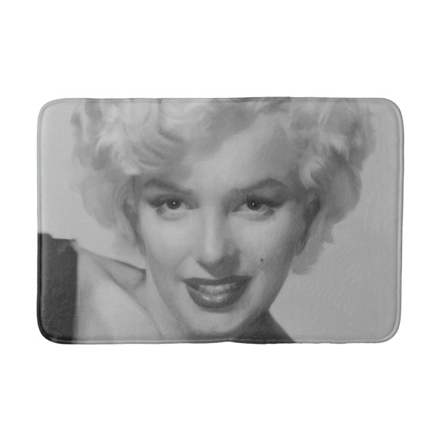 Marilyn der Blick 2 Badematte (Vorderseite)