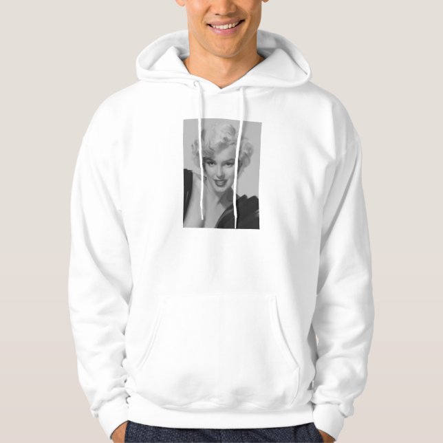 Marilyn der Blick Hoodie (Vorderseite)