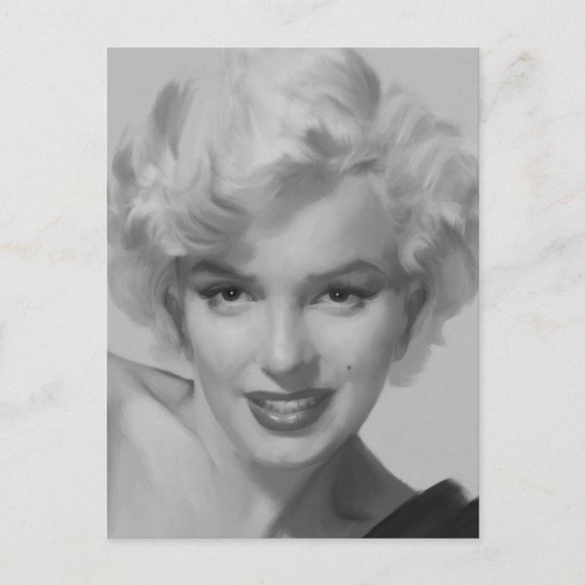 Marilyn der Blick Postkarte (Vorderseite)