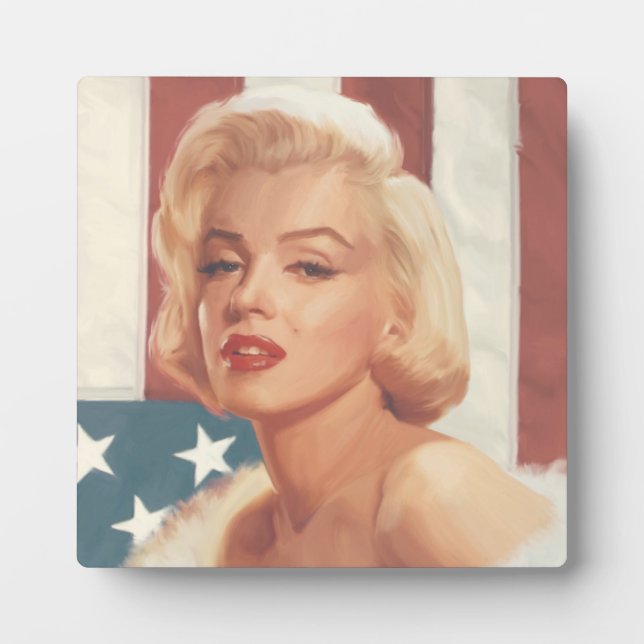 Marilyn Flag Fotoplatte (Vorderseite)