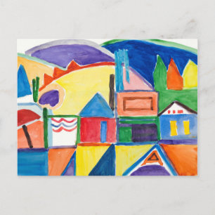 Marilyn Holmes Fine Art Postcard "Main Street" Postkarte