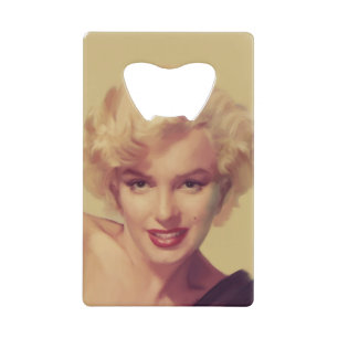 Marilyn im Schwarzen Geldbeutel Flaschenöffner