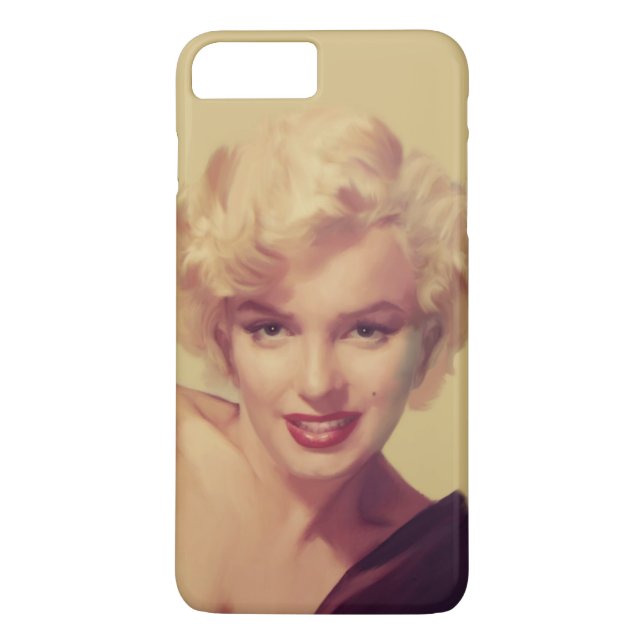 Marilyn in Schwarz Case-Mate iPhone Hülle (Rückseite)