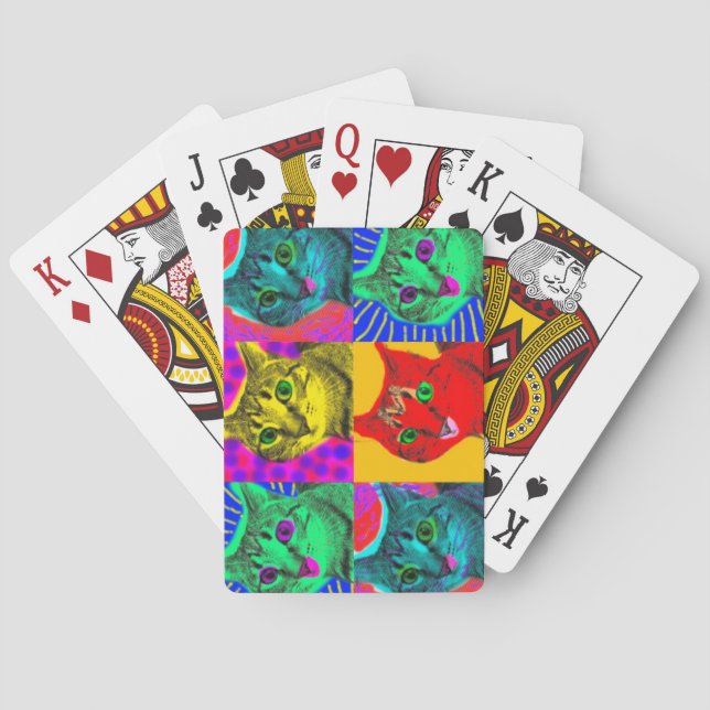 Marilyn-Katzen-Spielkarten Spielkarten (Rückseite)